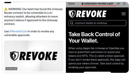 CertiK X account hack with fake security warning