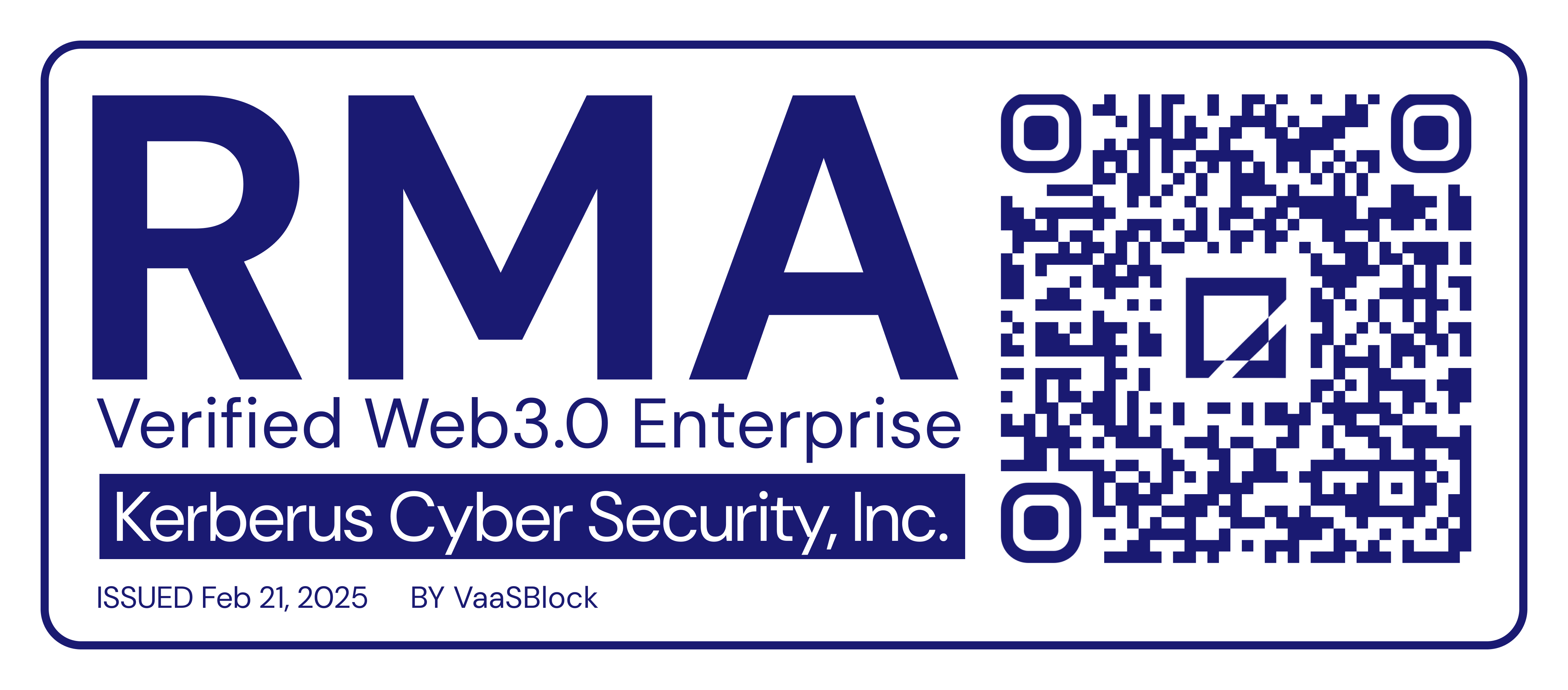 Risk Management Authentication (RMA) Certification Badge